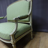 Louis XVI style lacquered sofa