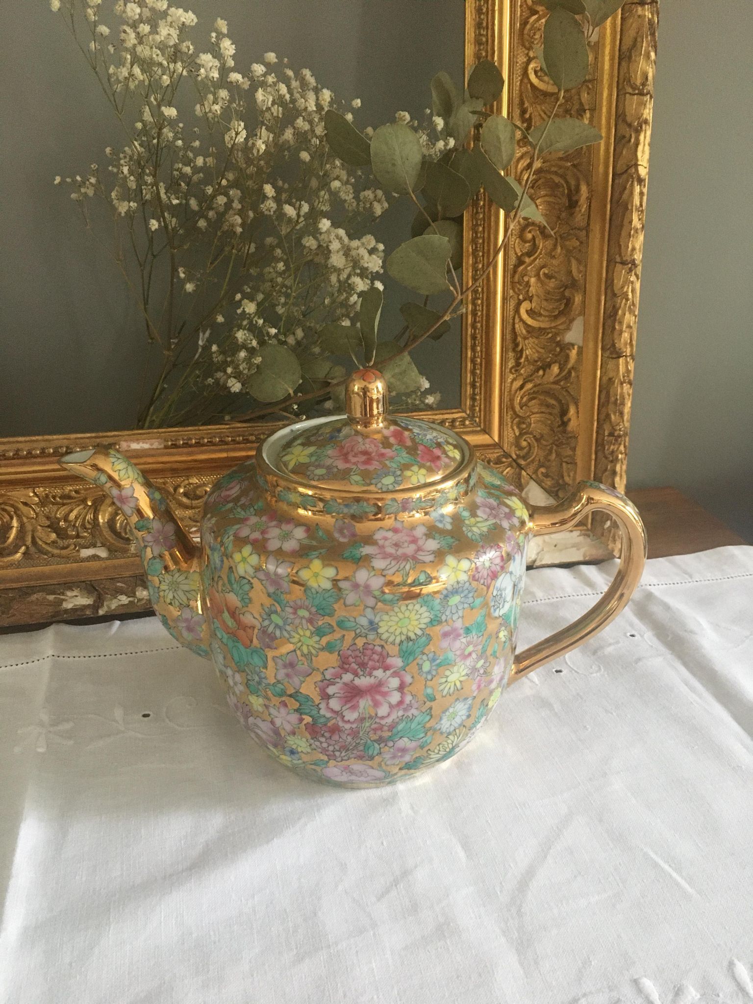 Chinese porcelain teapot XXth