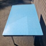 Vintage formica blue table