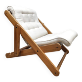 Vintage Kon Tiki folding lounge chair Gillis Lundgren Ikea