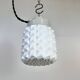 Vintage White Porcelain Pendant Light, 1970s
