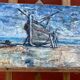 Signed stranded boat from 1973