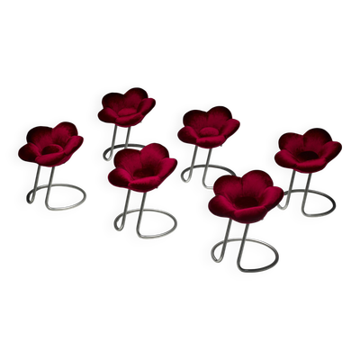 Tabourets Fleur Soshun par Masanori Umeda pour Edra, Italie, 1990s
