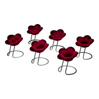 Tabourets Fleur Soshun par Masanori Umeda pour Edra, Italie, 1990s