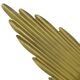 Large Starburst Sunburst Mirror Convex Gold Metal
