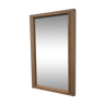 Bevelled mirror oak frame 55x35cm