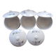 5 vintage porcelain dessert cups with lids