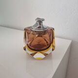 Murano Sommerso ashtray + table lighter set