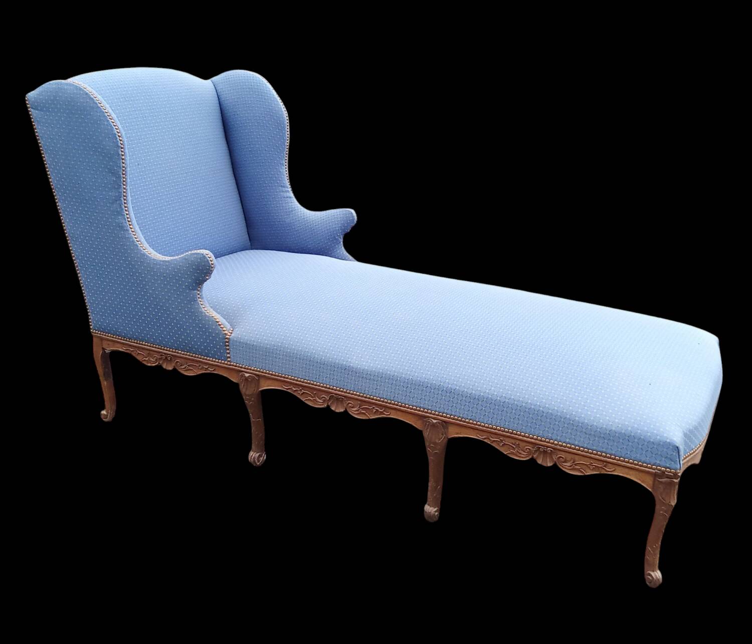 Antique Louis XV style duchess chaise longue