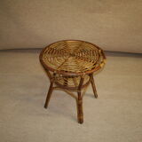 vintage rattan living room