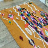 Azilal Berber rug in handmade wool 255 X 140 CM