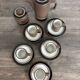 Vintage River Dolphin coffee service – Matte stoneware