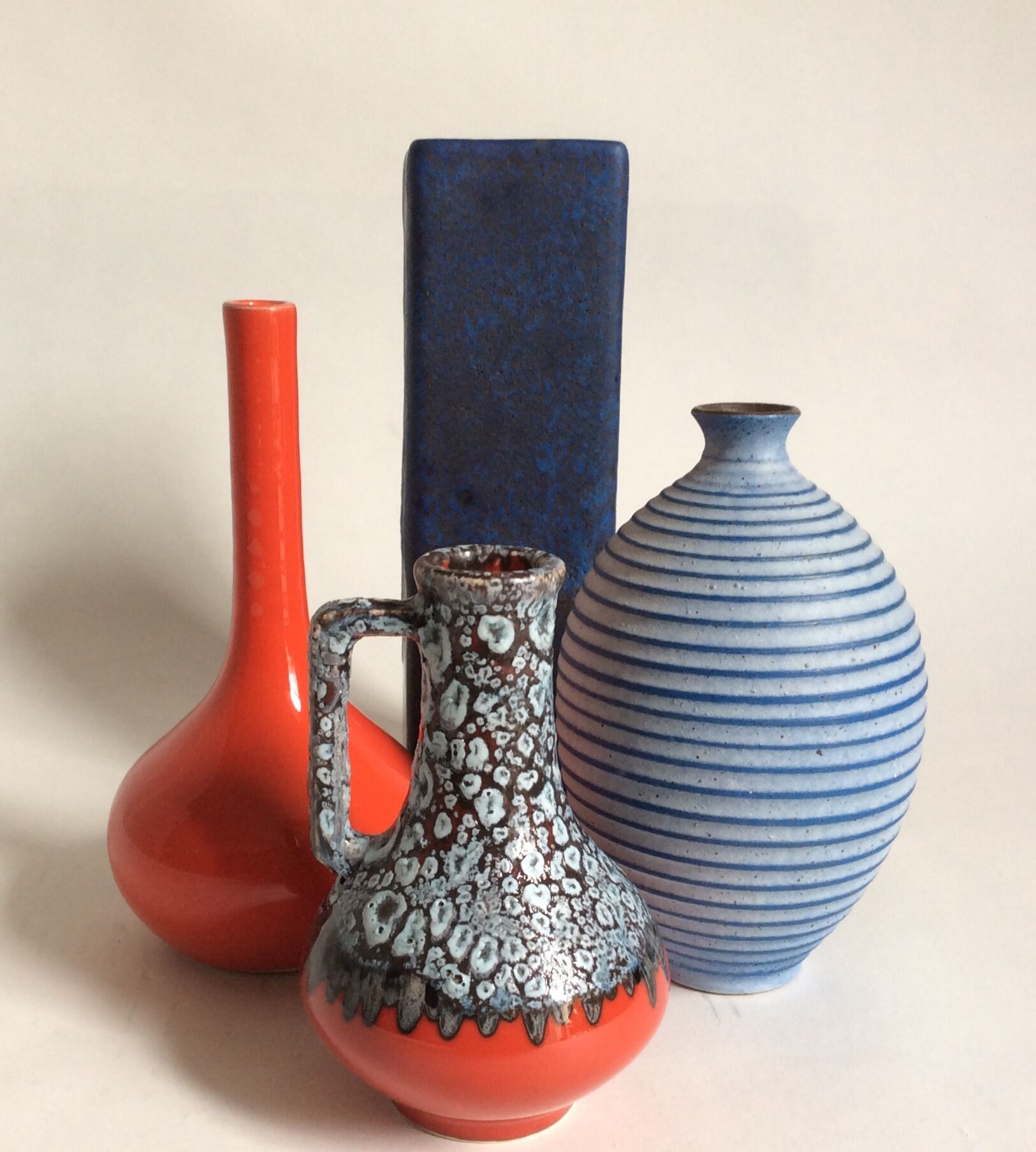 Set of ceramic vases 60s
