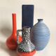 Set of ceramic vases 60s