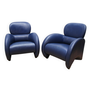 Paire de fauteuils vintage