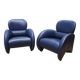 Paire de fauteuils vintage