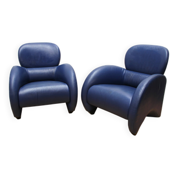 Paire de fauteuils vintage