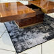 Table basse bar  en Loupe d’orme maison  Lancel vintage 1970