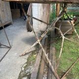 Rectangular folding garden table