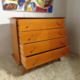 Vintage chest of drawers from the 50s compass