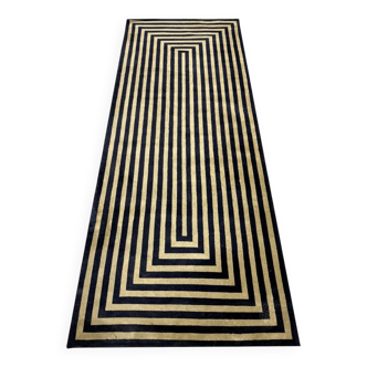Handgefertigter Designer-Teppich „Shenandoah“ von Luke Irwin – 148×383 cm –
