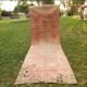 Vintage Turkish hallway rug 137x385 cm