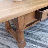 Solid oak farmhouse coffee table