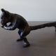 8 antique tin animal knife holders