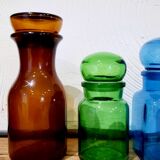 Glass pharmacy jar bottles