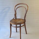 Bistro chair N°14 wooden seat, circa 1890