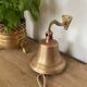 Vintage Solid Brass Wall Bell