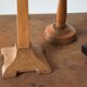 Lot of 3 wooden hat doors