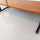 Vintage Italian modular teak and metal bookcase