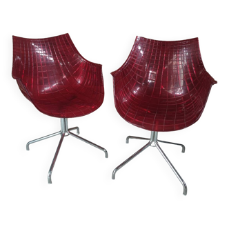 Set of 2 meridiana chairs