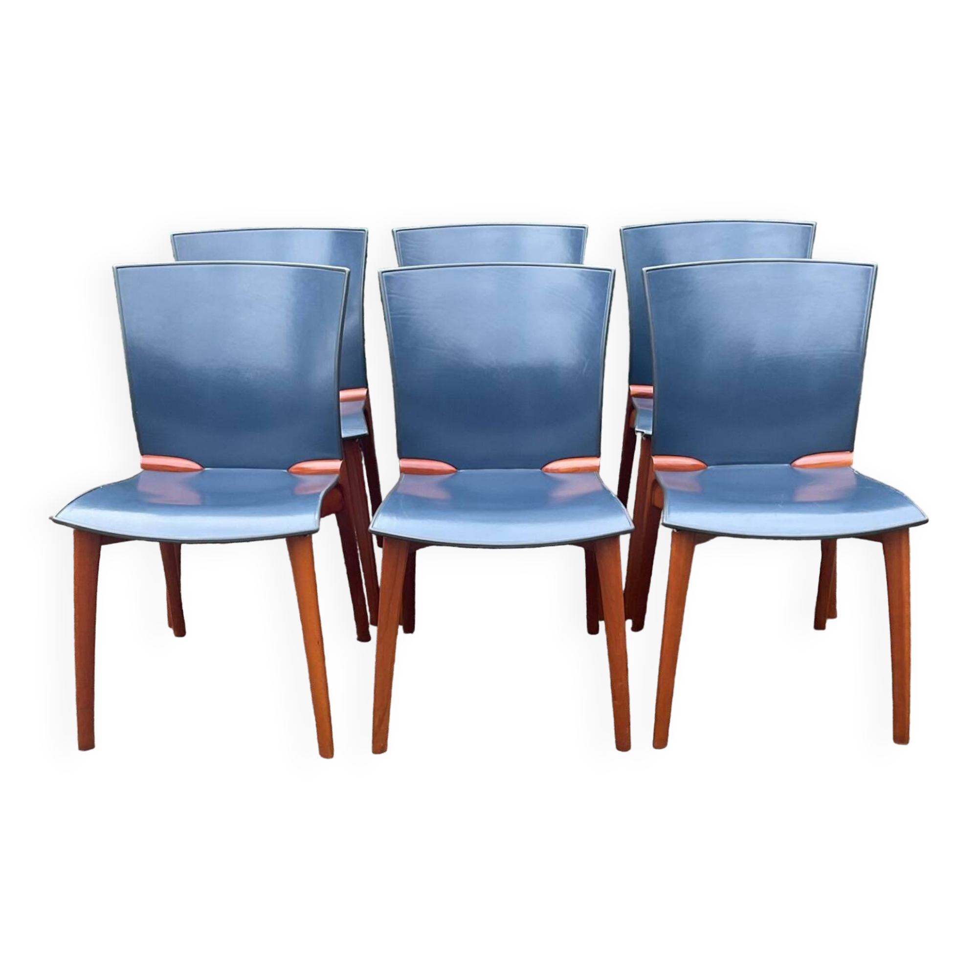 Série de 6 chaises Cassina par Josep Llusca