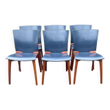 Series of 6 Cassina chairs by Josep Llusca