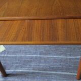 Large mid century teak extendable dining table 244 x 90 cm, Denmark 1960s