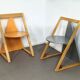 Pair of Memphis style postmodern chairs | 1980s