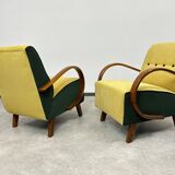 Duocolor armchairs by Jindřich Halabala