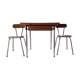 Table et 2 chaises en formica, années 60