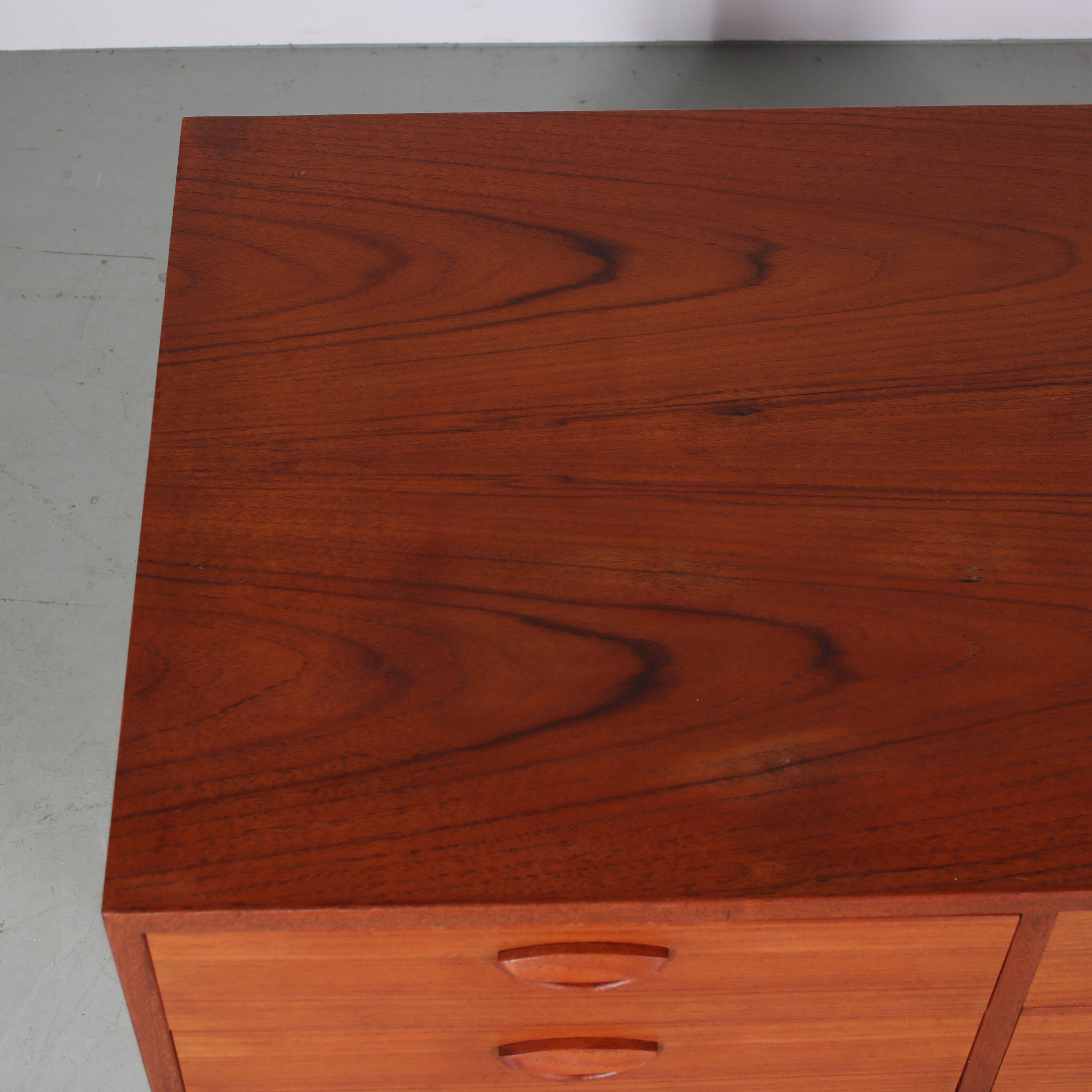 1960s Drawer cabinet by Kai Kristiansen for Feldballes Mobelfabrik, Denmark