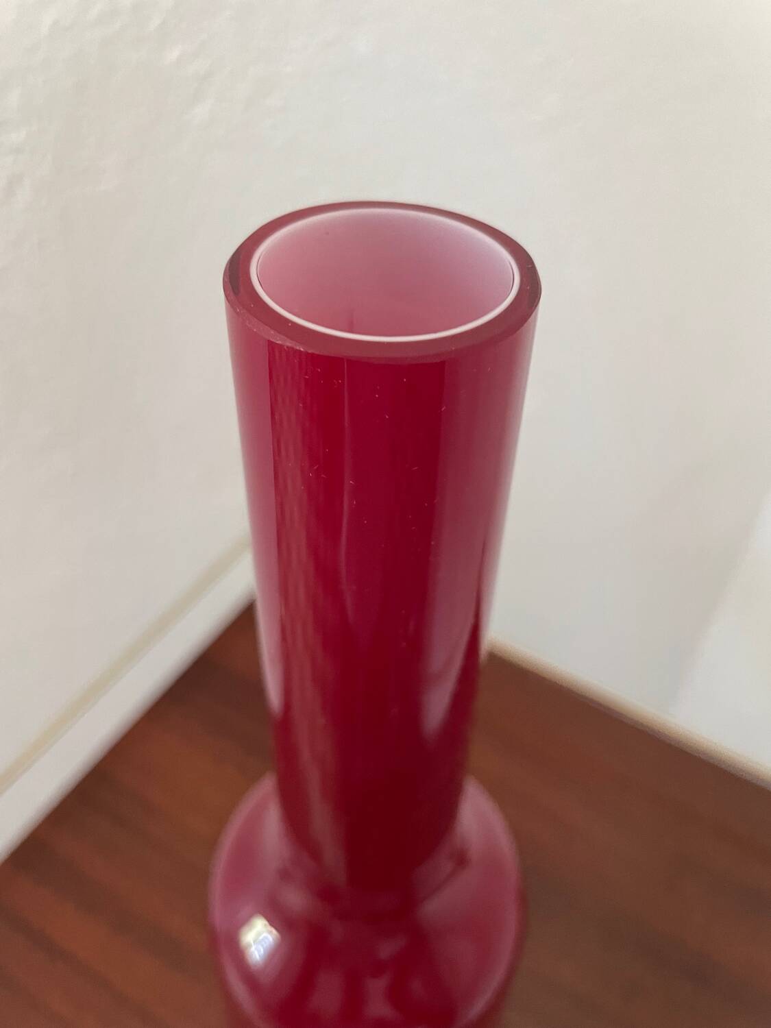 Vase verre mauve Villeroy & Boch