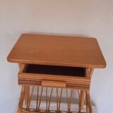 Rattan bedside
