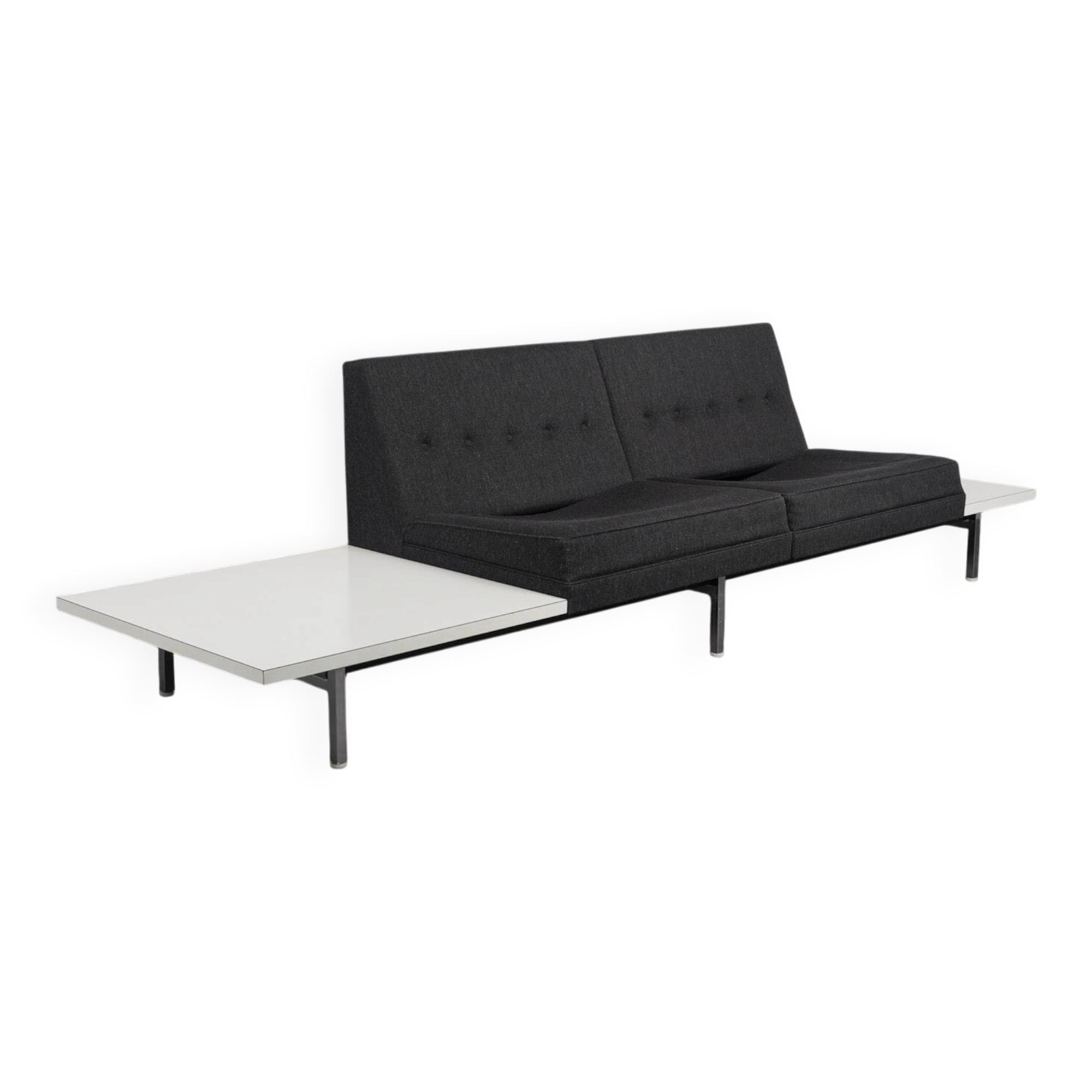 2-seater sofa with side tables by George Nelson for Herman Miller, USA, 1960s – II