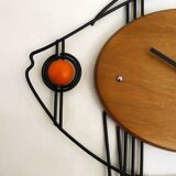 Fish midcentury clock