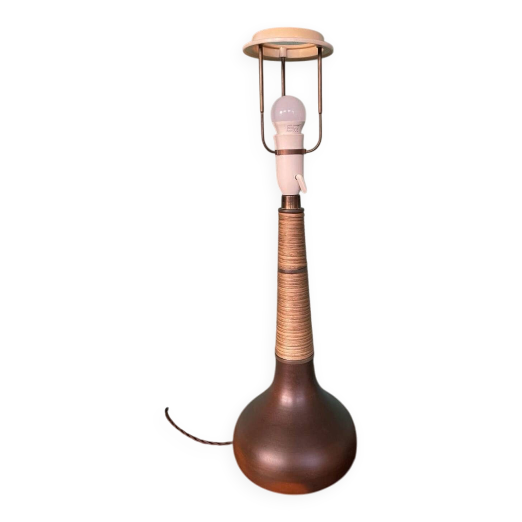 Herman A. Kähler for Le Klint Pottery Table Lamp