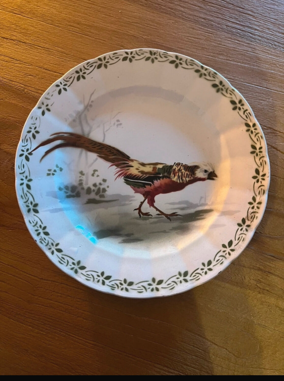 Old plate Choisy Le Roi , Terre de Fer