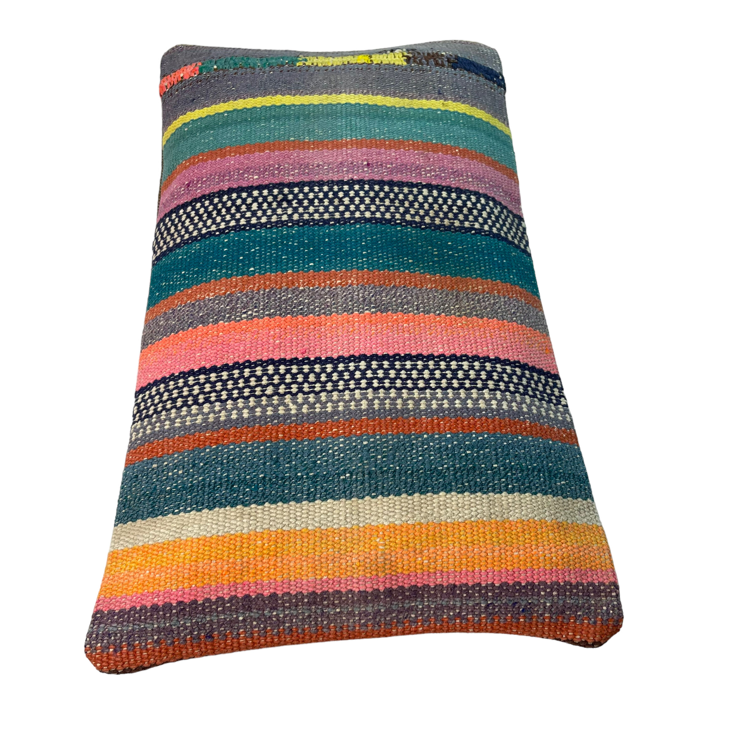 Vintage turkish kilim cushion cover 30x50cm