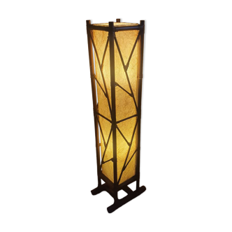 Bamboo floor lamp