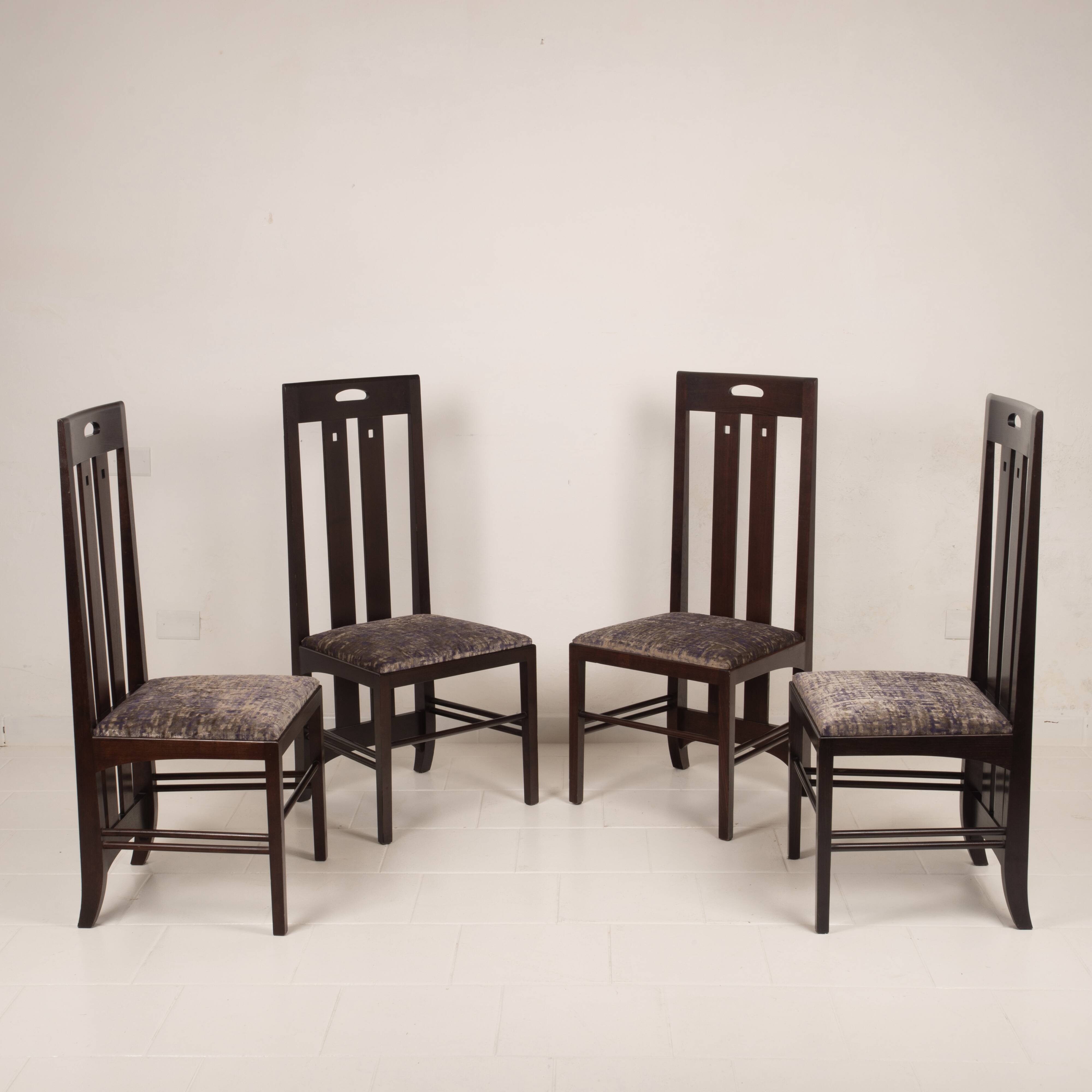 Chaises Ingram Low en bois de frêne au style de Glasgow de Charles Rennie Mackintosh pour Cass